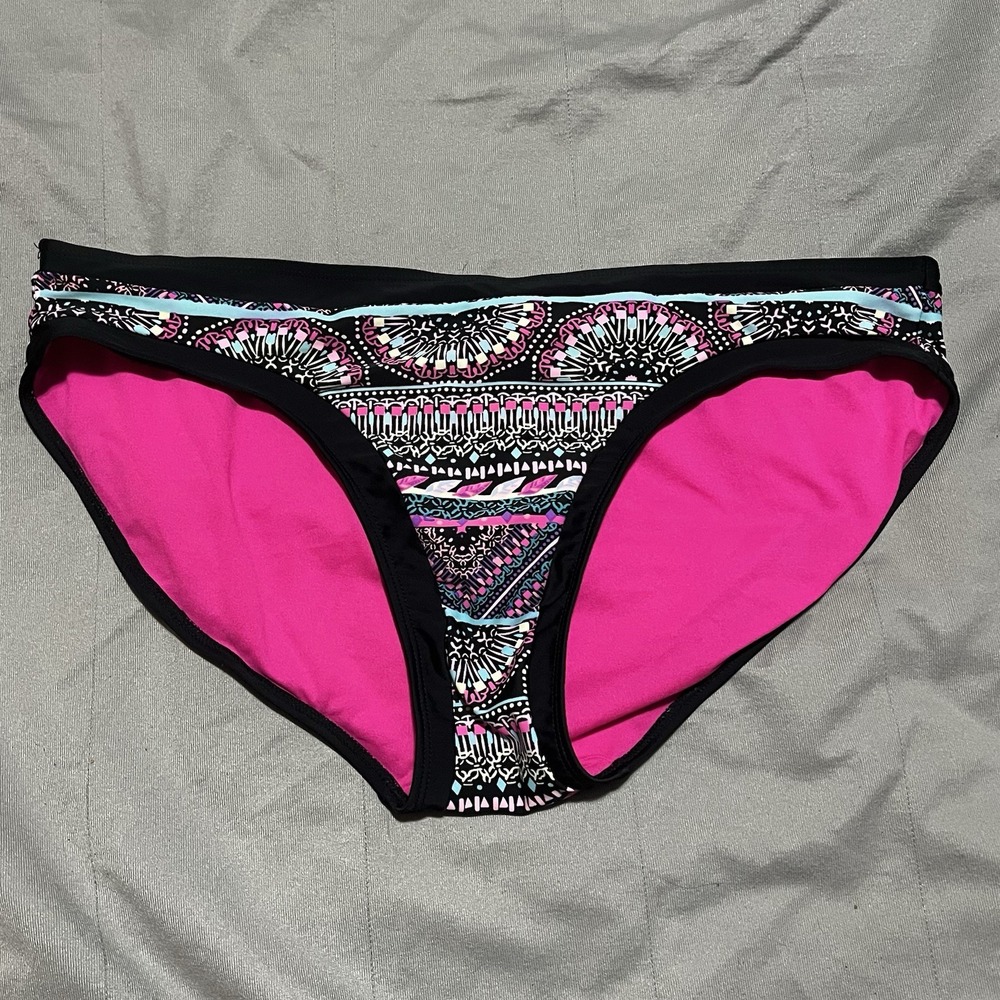 Women's Junior XL 15-17 Bikini Bottoms No‎ Boundaries Multicolor